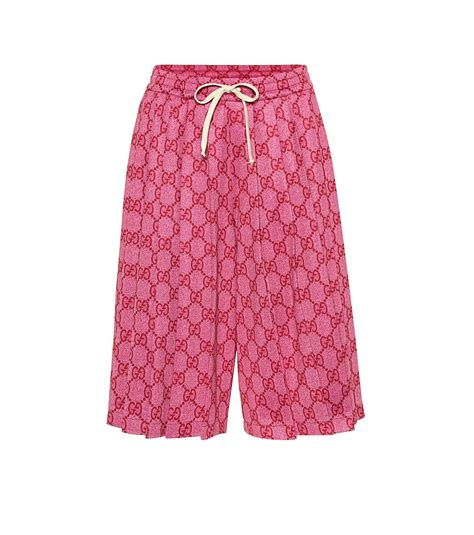 gucci pink shorts|gucci shorts colorful.